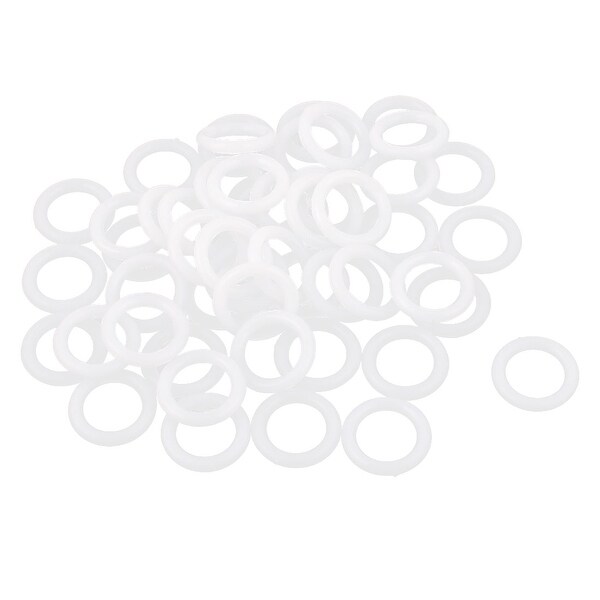 Hemline White Plastic Curtain Rings 25mm – The Quilted Bear